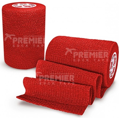 Premier Sock Tape Wrap červená 7,5 cm x 4,5 m