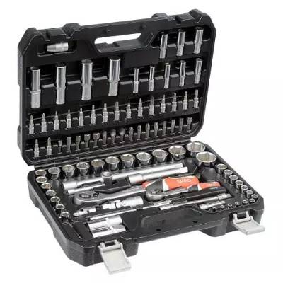 Gola sada YATO 1/2″, 1/4″ + príslušenstvo 94 ks