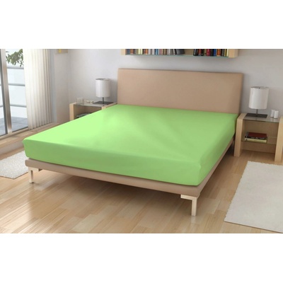 Polášek Jersey plachta bavlna svetlo zelená180x200 155g