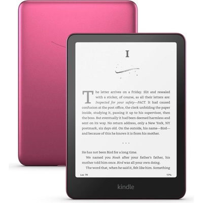 Amazon Четец Amazon Kindle Paperwhite Signature Edition 7, 32GB, 2024, 12 генерация, IPX8, metalilic rasberry - KINDLE-EBOOK-PW-2024-32R (KINDLE-EBOOK-PW-2024-32R)