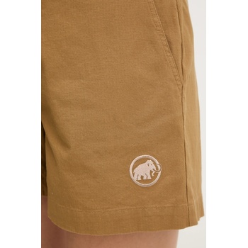 Mammut Къс панталон за спортове на открито Mammut Tamaro в зелено с изчистен дизайн с висока талия 1023-01180 (1023.01180)