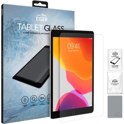 Eiger Tempered Glass Protector 2.5D - калено стъклено защитно покритие за дисплея на iPad 7 (2019), iPad 8 (2020) (прозрачен)