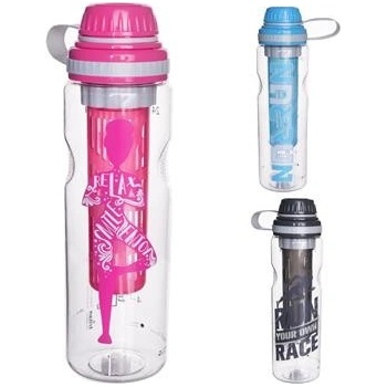 ORION Láhev tritan uzávěr+filtr Run 0,75 l mix