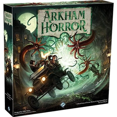 Fantasy Flight Games Настолна игра Arkham Horror (Third Edition) - Кооперативна (FFGAHB01)