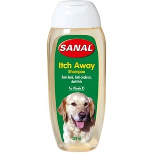 SANAL Шампоан за кучета SANAL Itch Away, шампоан против сърбеж 200 мл, концентрат - Холандия SV4030