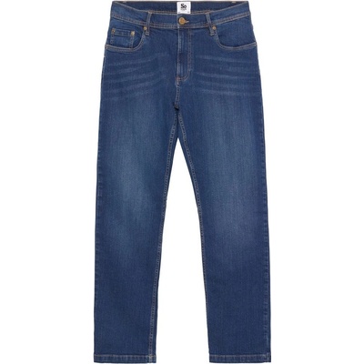 So denim pánské rovné džíny Leo Tmavě modrá