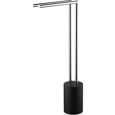 DECOR WALTHER Закачалка за кърпи Stone черен хром (0971764)