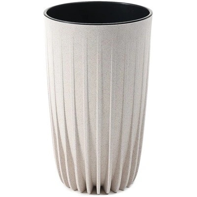 Lamela Kvetináč Mira wood biely 25cm