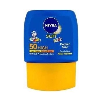 Nivea Sun Kids vreckové opaľovacie mlieko SPF50 50 ml
