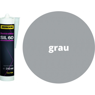 Murexin SIL 60 Sanitárny silikón 310 g sivá