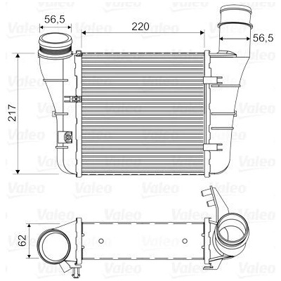 Chladič turba VALEO 818669