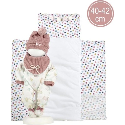 Llorens M738-88 облекло за кукла бебе NEW BORN размери 40-42 см с аксесоари