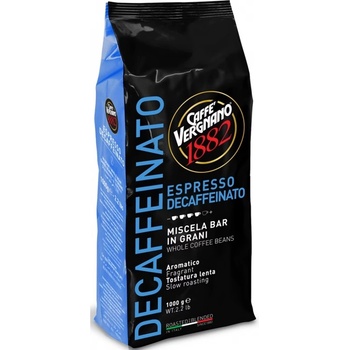 1 кг. кафе на зърна Vergnano Decaffeinato