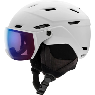 Smith Optics Ски каска Smith Survey Photochromic S1-S2 (VLT 30-50%) Ski helmet - Matte White / Photochromic Rose Flash - размер L 59-63 cm (418-0804-0213)