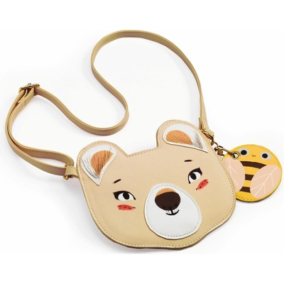 Djeco Detská crossbody kabelka Medvedík