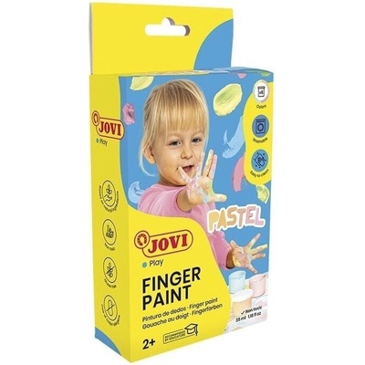 Jovi 540P Комплект за рисуване с пръсти Pastel 6 x 35 ml (540P)