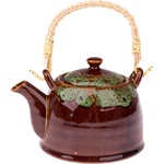 Dakls Кафяв керамичен чайник 900 ml Mottle - Dakls (JAZ355)