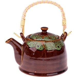 Dakls Кафяв керамичен чайник 900 ml Mottle - Dakls (JAZ355)