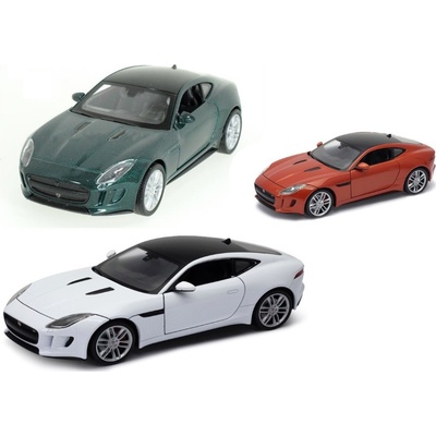 Welly Jaguar F Type Coupe model tmvě zelená 1:34