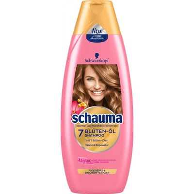 Schauma 7 Bluten-ol Glanz Reparatur šampón na vlasy 400 ml