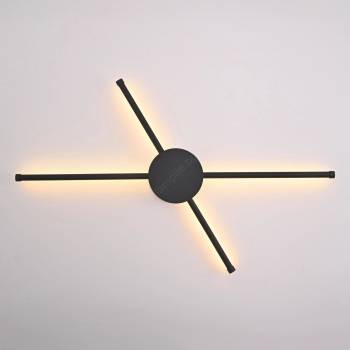 Brilagi - LED Аплик LUGO QUATTRO LED/16W/230V черен (BG2134)