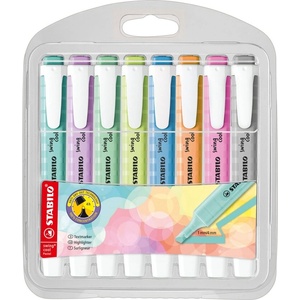 STABILO Комплект текст маркери, Stabilo, Swing Cool Pastel, 8 цвята (ST275/8-08-2)