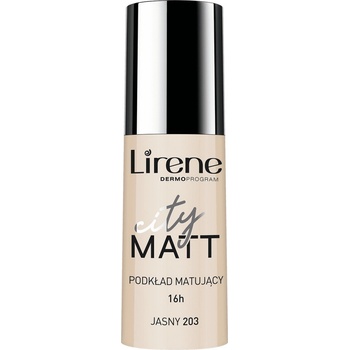Lirene Zmatňujúci tekutý make-up City Matt Make-up 203 Light 30 ml