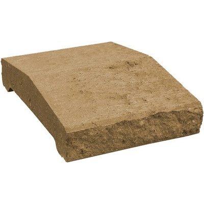 Stříška plotová DITON průběžná štípaná okrová – 200×300×70 mm