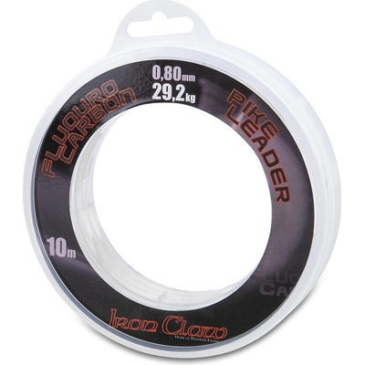 Iron Claw Pike Leader Fluorocarbon 10 m 0,7 mm 22,4 kg
