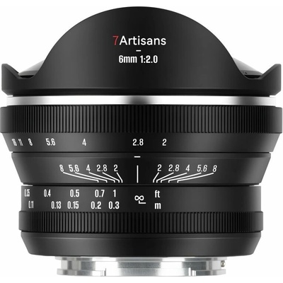 7ARTISANS 6 mm f/2 Fisheye ED pre Fujifilm X