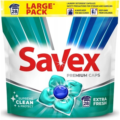 Savex Super Caps Extra Fresh Kapsule na pranie 28 PD