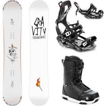 set Gravity Contra 25/26 snowboard + Raven Fastec FT360 25/26