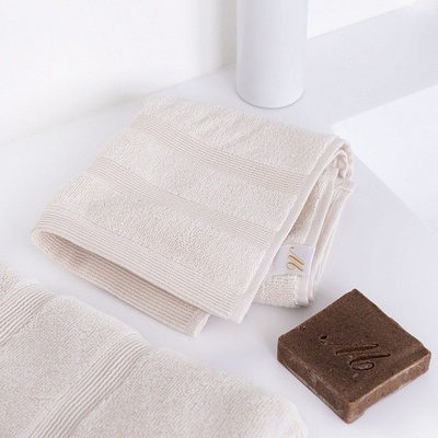 Matějovský DEVON beige svetlý uteráky osušky svetlobéžová 30x50 cm