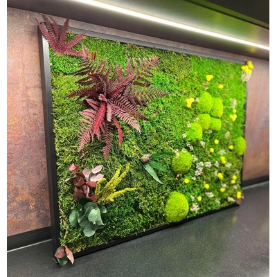 Mechový obraz – Paradise Velikost rámu: 50x70cm