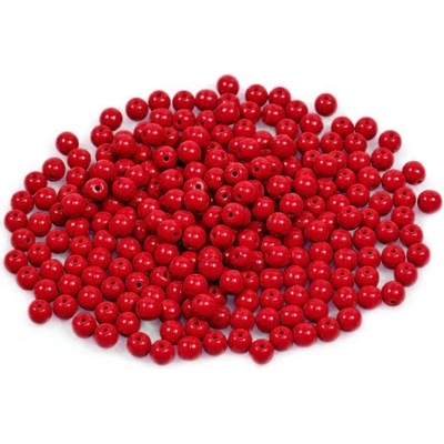 Glass beads, s.r.o. Mačkané kulaté korálky - 4 mm 93200 Balení: 600ks