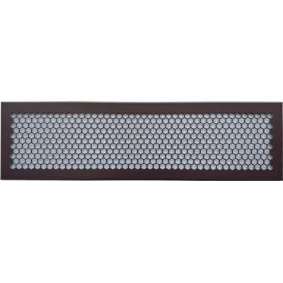 HEXA hliníková 500 x 140 mm hnědá
