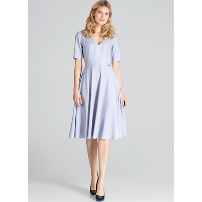 Figl elegantní šaty m673 gray