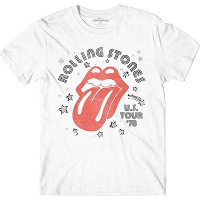 The Rolling Stones tričko Aero Tongue biele