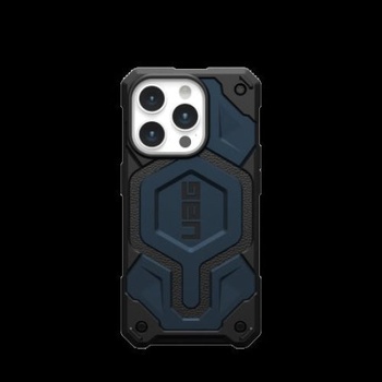 Urban Armor Gear Кейс UAG Monarch Pro за iPhone 15 Pro, съвместим с MagSafe, син (KXG0074494)