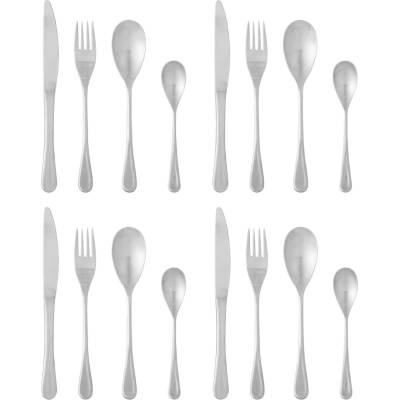 Bloomingville Sada príborov Elvera Silver set 16 ks
