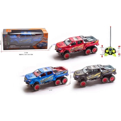 Детски пикап с 6 гуми и радиоконтрол