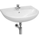 Jika Lyra plus - Умивалник 55x45 cm, с преливник, с отвор за кранче, бял H8143820001041 (H8143820001041)