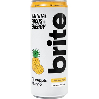 Brite Natural Focus Energy Pineapple mango 330 ml