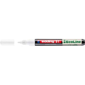 edding 51 EcoLine D10 бял лаков маркер 7580260005 (7580260005)
