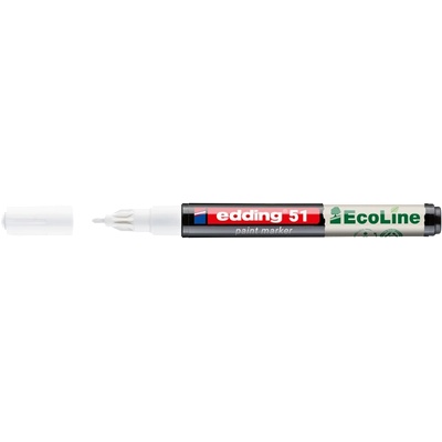 edding 51 EcoLine D10 бял лаков маркер 7580260005 (7580260005)