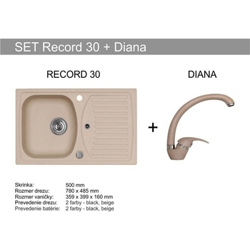 Set Alveus Record 30 + Diana