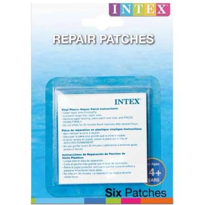 Intex - Самозалепващ комплект за поправка на плажни играчки (59631)