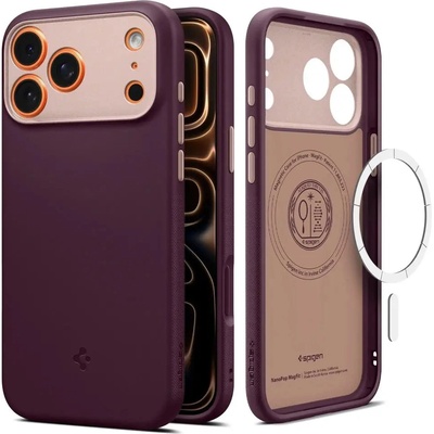 Spigen Калъф Spigen Nano Pop Mag MagSafe за iPhone 17 Pro - бордо (8800283314595)