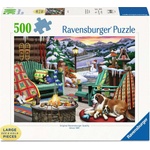 Ravensburger Пъзел Ravensburger от 500 XXL части - След целия ден (7016442)