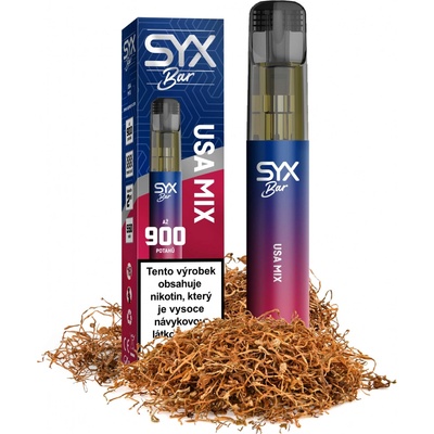 Syx Bar USA Mix 16,5 mg 900 potáhnutí – Zboží Dáma